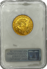 Load image into Gallery viewer, 1800 $5 GOLD Draped BUST MS62 NGC