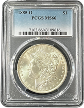 Load image into Gallery viewer, 1855-O PCGS MS66 $1 Morgan Silver Dollar