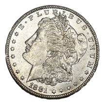 Load image into Gallery viewer, 1881 O Morgan Silver Dollar BU