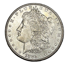 Load image into Gallery viewer, 1882 Morgan Silver Dollar BU