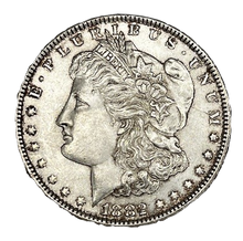 Load image into Gallery viewer, 1882 Morgan Silver Dollar BU