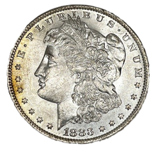 Load image into Gallery viewer, 1883 O Morgan Silver Dollar BU