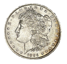 Load image into Gallery viewer, 1884 O Morgan Silver Dollar BU
