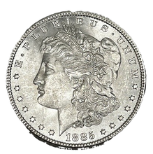 Load image into Gallery viewer, 1885 Morgan Silver Dollar BU