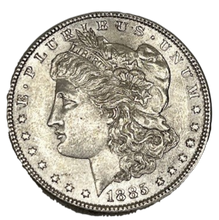 Load image into Gallery viewer, 1885 Morgan Silver Dollar BU