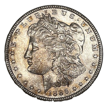 Load image into Gallery viewer, 1886 Morgan Silver Dollar BU