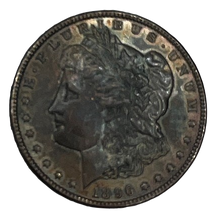 Load image into Gallery viewer, 1896 Morgan Silver Dollar BU
