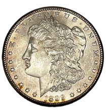 Load image into Gallery viewer, 1899 Morgan Silver Dollar BU