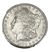 Load image into Gallery viewer, 1900 Morgan Silver Dollar BU