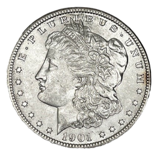 Load image into Gallery viewer, 1901 O Morgan Silver Dollar BU