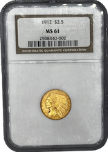 Load image into Gallery viewer, 1912 $2.5 MS61