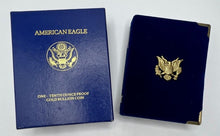 Load image into Gallery viewer, Gold American Eagle Proof 1/10 Ounce