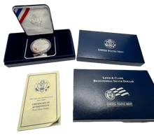 Load image into Gallery viewer, 2004 Lewis & Clark Bicentennial Silver Dollar
