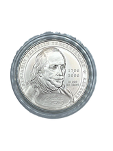 Load image into Gallery viewer, 2006 Benjamin Franklyn Tercentenary "Founding Father" COA