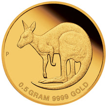 Load image into Gallery viewer, Australia 2 Dollar Half Gram Gold Kangaroo Uncirculated Gem Proof Random Dates