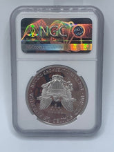 Load image into Gallery viewer, 2002 W EAGLE S$1 PF70 ULTRA CAMEO John M Mercanti Signed NGC