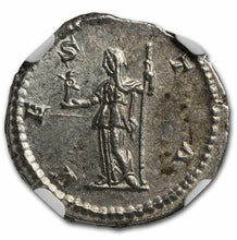 Load image into Gallery viewer, Roman Empire Silver Denarius Julia Domna (193-211 AD) Ch AU NGC