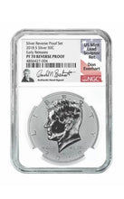 Load image into Gallery viewer, 2018 San Francisco Reverse Proof Set PF 70 Don Everhart Signature Label