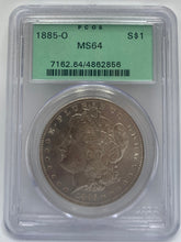 Load image into Gallery viewer, 1885-O MS64 $1 PCGS
