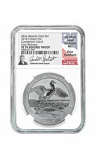 Load image into Gallery viewer, 2018 San Francisco Reverse Proof Set PF 70 Don Everhart Signature Label