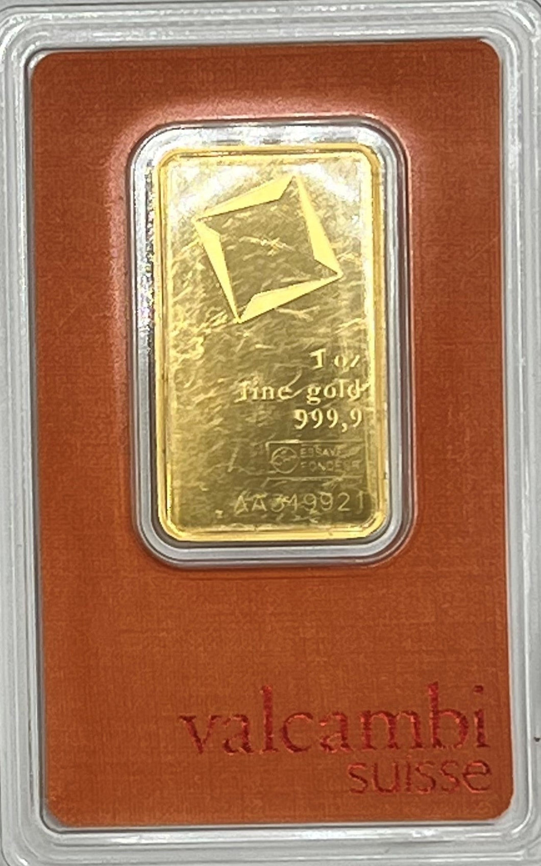 Gold Bar 1oz 99.99%