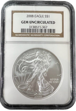 Load image into Gallery viewer, 2008 EAGLE S$1 GEM Uncirculated NGC
