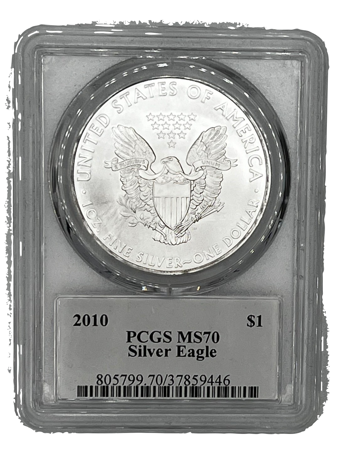 アメリカ 2010 イーグル銀貨 PCGS鑑定MS70 2010 PCGS MS70 Silver Eagle $1 Thomas Cleveland Signed