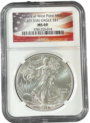 2013 (W) Eagle S$1 MS69 NGC