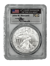 Load image into Gallery viewer, 2019 PCGS MS70 Silver Eagle FDOI
