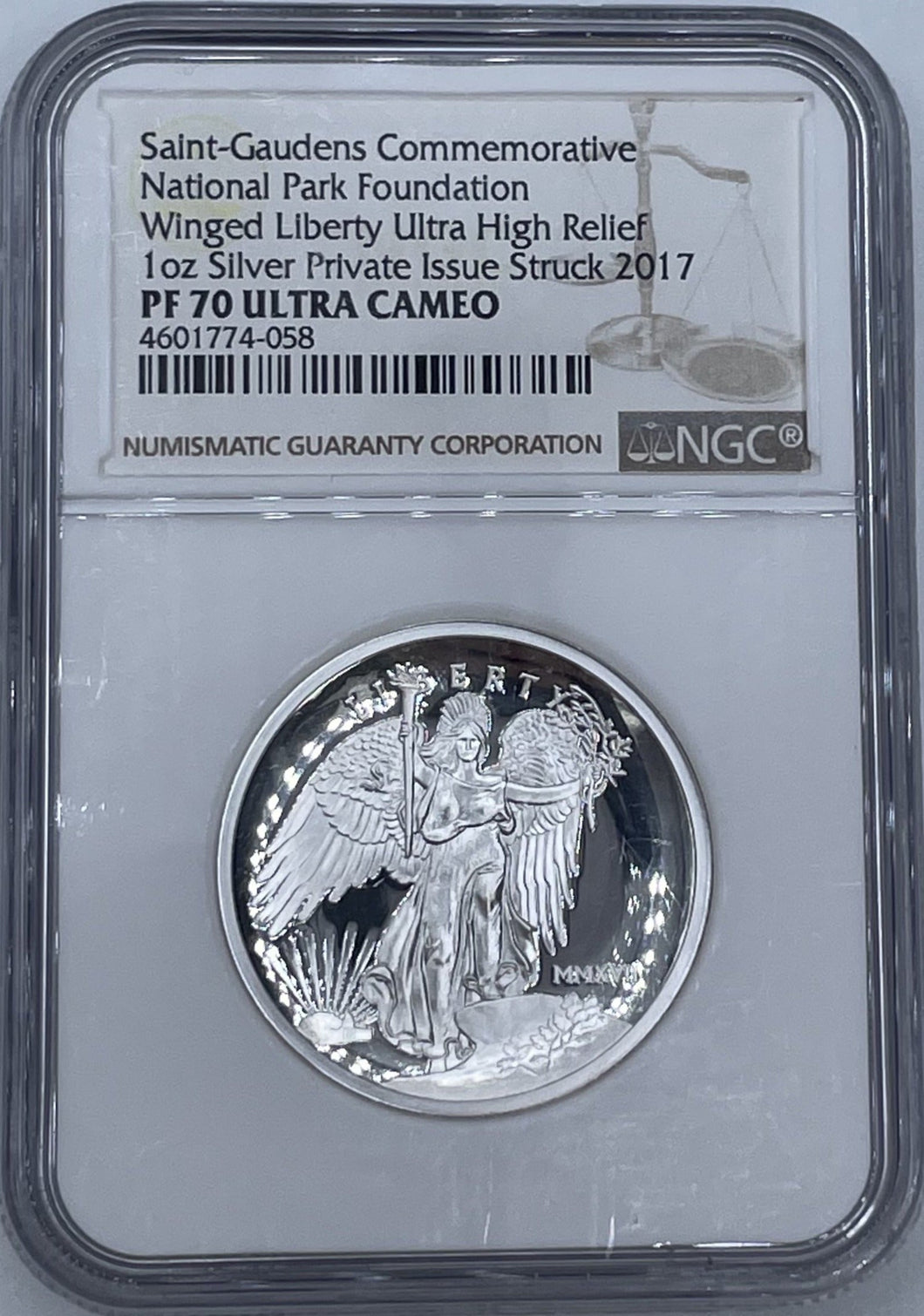 2017 Saint-Gaudens PF70 NGC ultra cameo