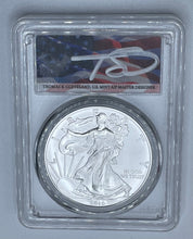 Load image into Gallery viewer, 2010 $1 Silver Eagle Walking Liberty MS70 PCGS Thomas Cleveland Signed
