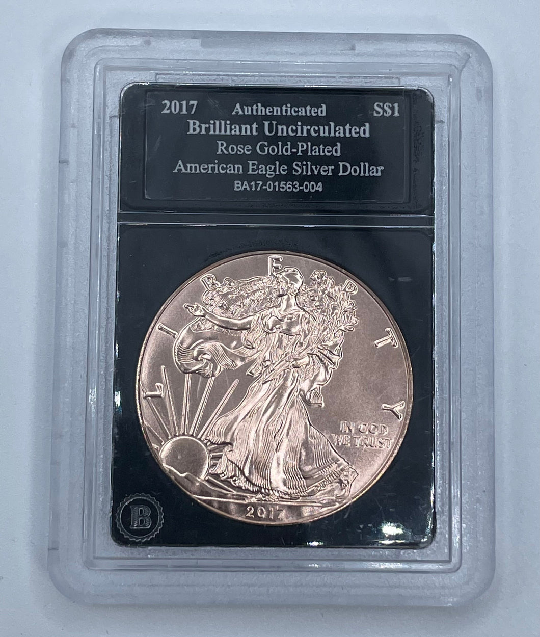 2017 Rose Gold 1oz American Silver Eagle BU