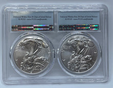 Load image into Gallery viewer, 2021 Silver Eagles PCGS MS70 Type 1 &amp; 2 First Strike
