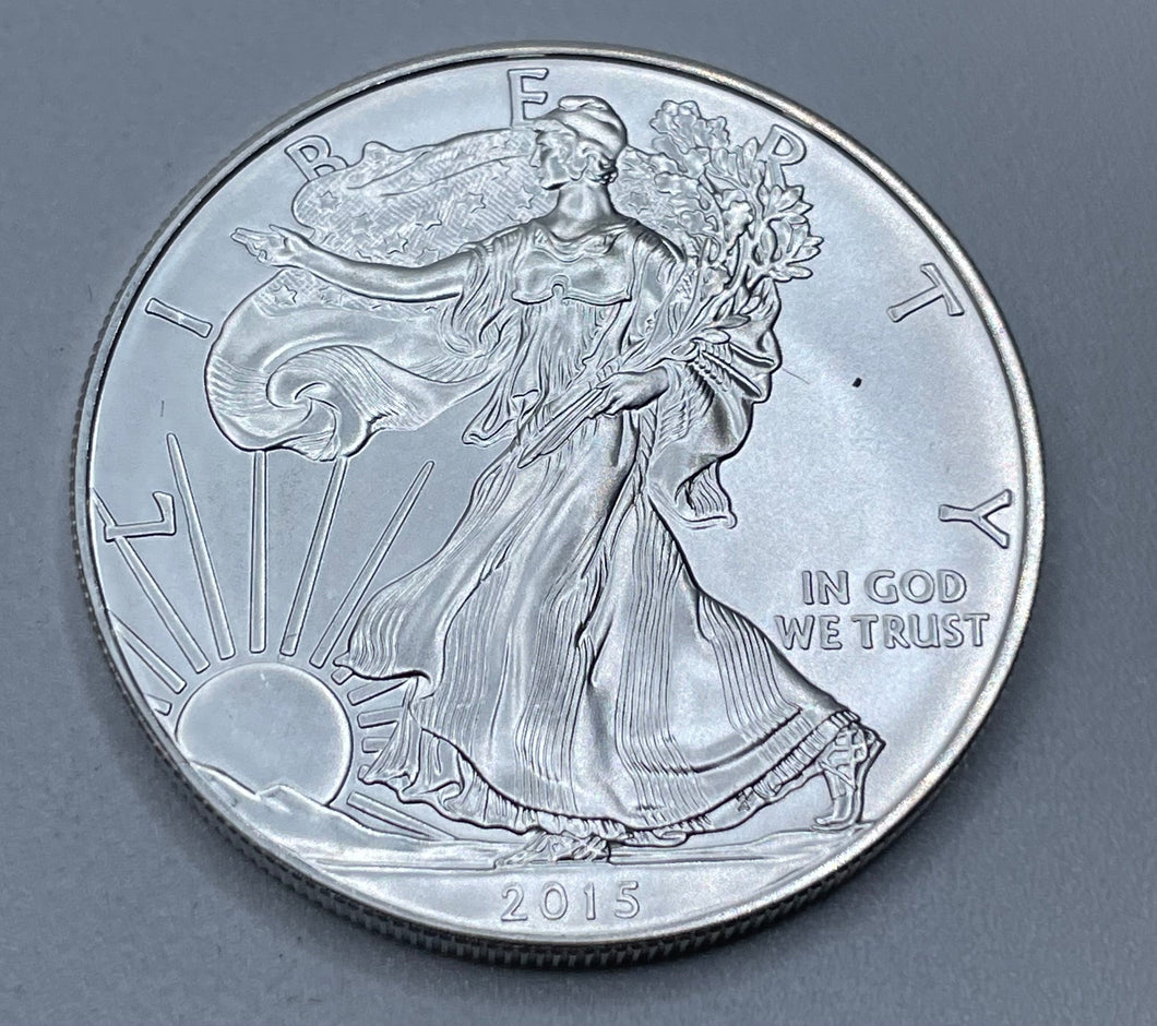 2015 $1 Silver eagle Walking Liberty